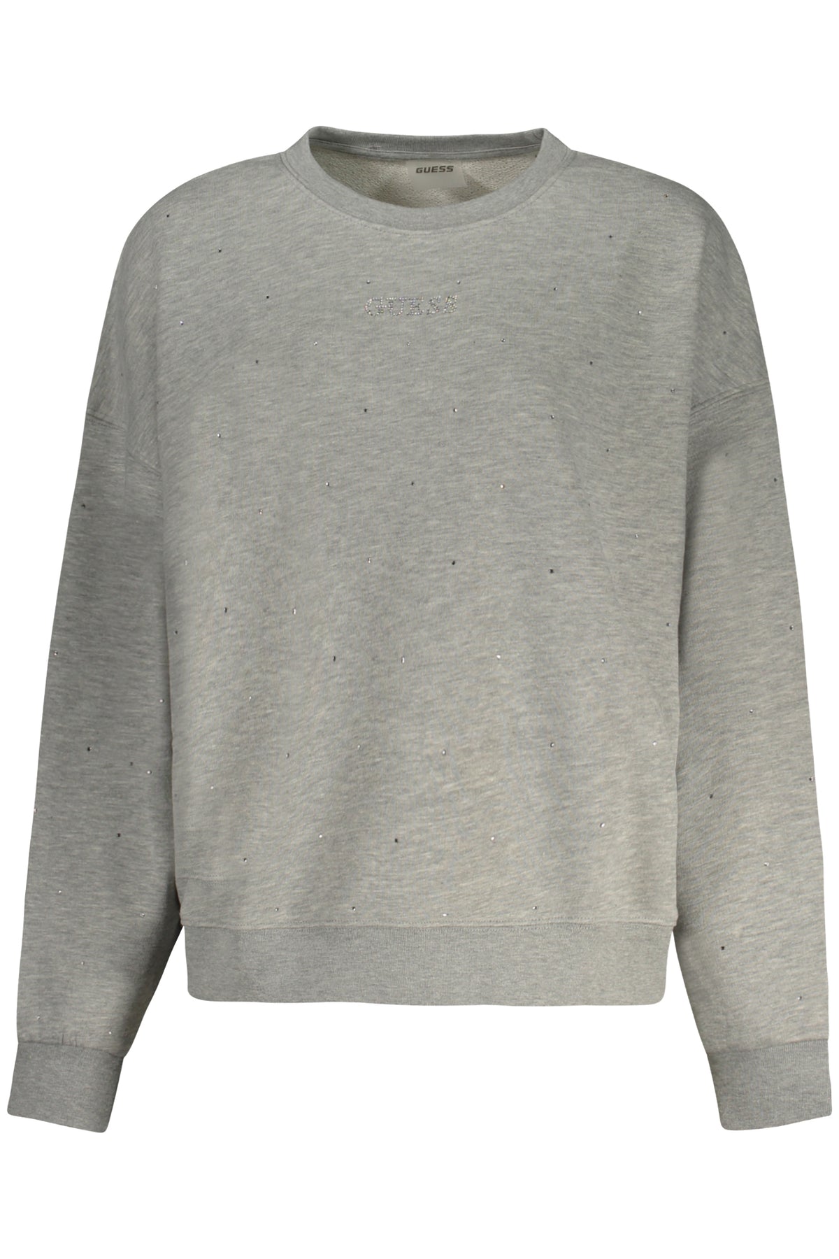 SUDADERA GUESS JEANS SIN CREMALLERA MUJER GRIS