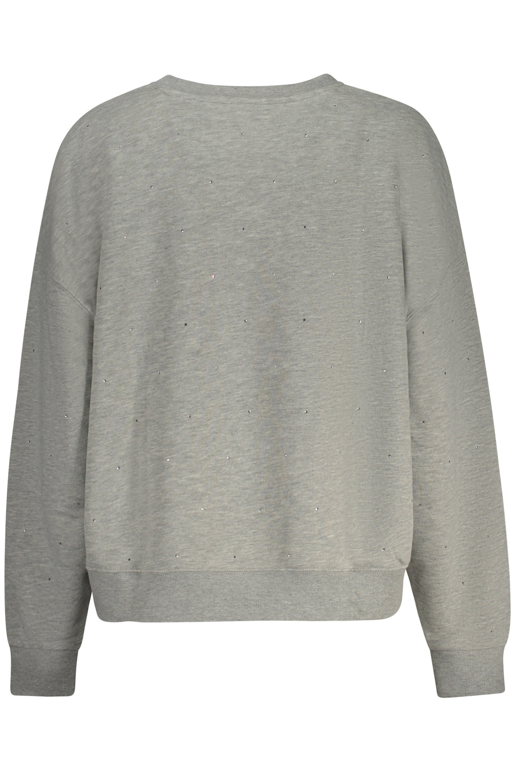 SUDADERA GUESS JEANS SIN CREMALLERA MUJER GRIS