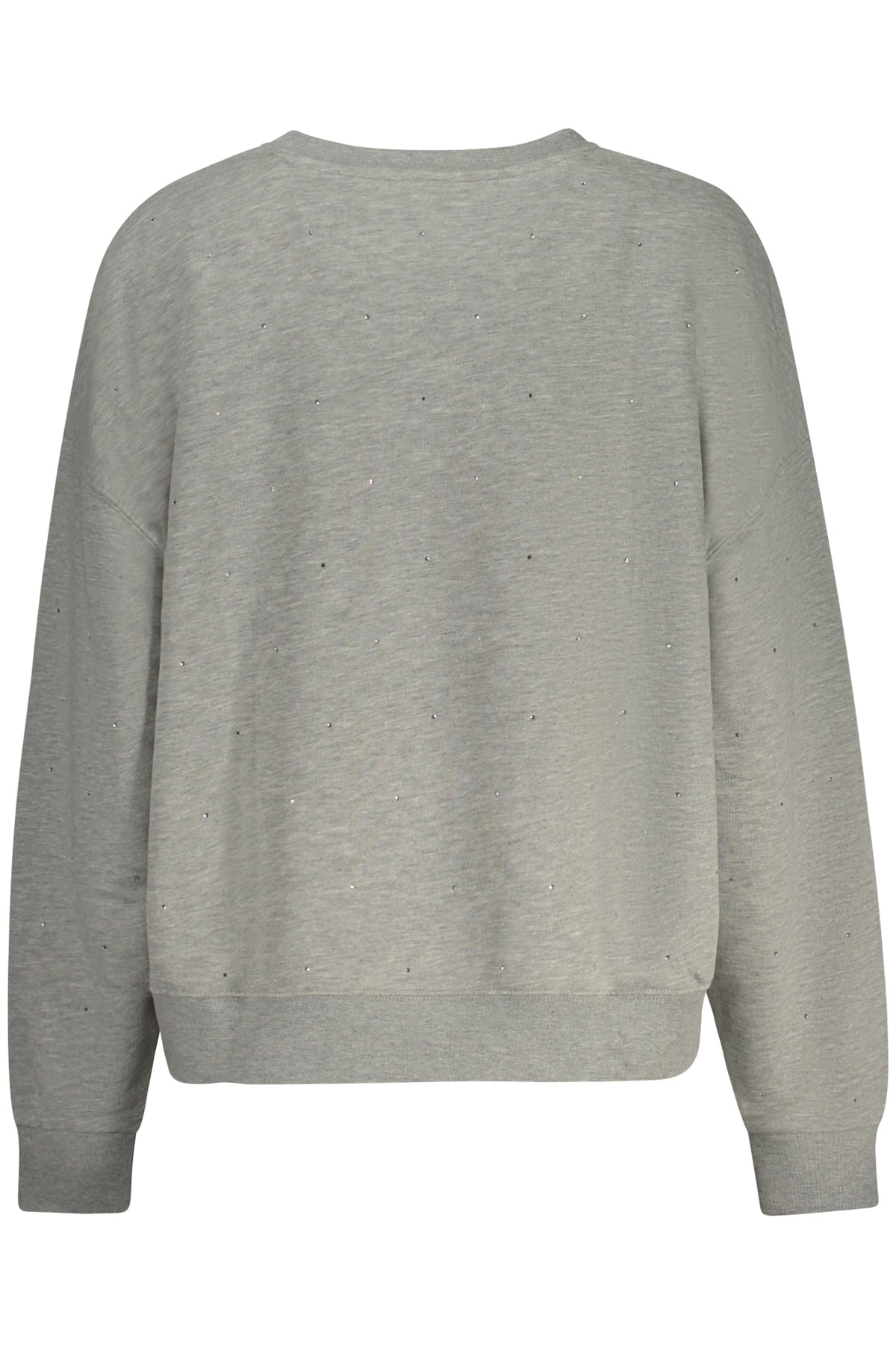 SUDADERA GUESS JEANS SIN CREMALLERA MUJER GRIS