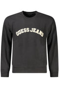 SUDADERA GUESS JEANS SIN CREMALLERA HOMBRE NEGRA