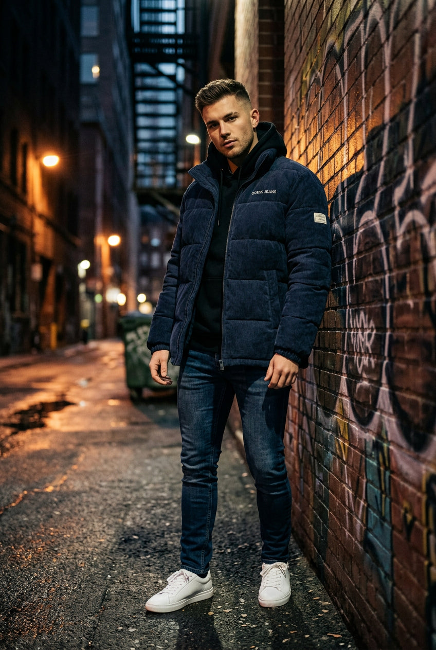Guess jeans Giubbotto Uomo Blu